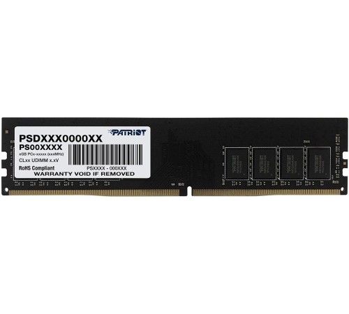 Память DDR4 16Gb 2666MHz Patriot PSD416G266681 RTL PC4-21300 CL19 DIMM 288-pin 1.2В single rank