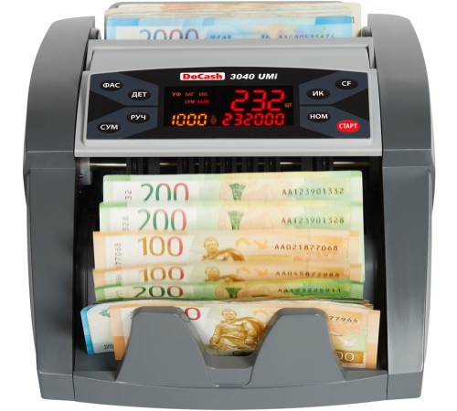 Счетчик банкнот DoCash 3040 Umi 14358 рубли Счетчик банкнот DoCash 3040 Umi 14358 рубли