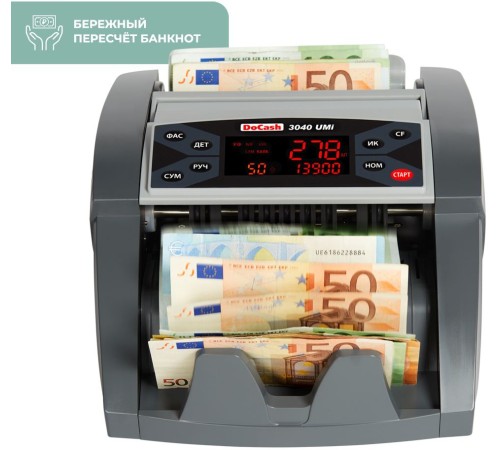 Счетчик банкнот DoCash 3040 Umi 14358 рубли Счетчик банкнот DoCash 3040 Umi 14358 рубли