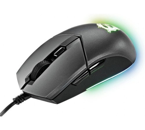Мышь MSI Clutch GM11 черный оптическая (5000dpi) USB (6but)