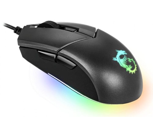 Мышь MSI Clutch GM11 черный оптическая (5000dpi) USB (6but)