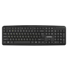 Exegate EX263905RUS Клавиатура Exegate LY-331, <USB, шнур 1,5м, черная, 104кл, Enter большой>, Color box