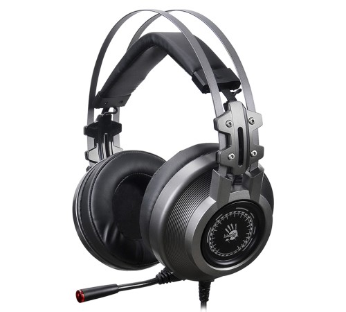 Наушники с микрофоном A4Tech Bloody J527 серый 2м мониторные USB оголовье (J527) Наушники с микрофоном A4Tech Bloody J527 серый 2м мониторные USB оголовье (J527)