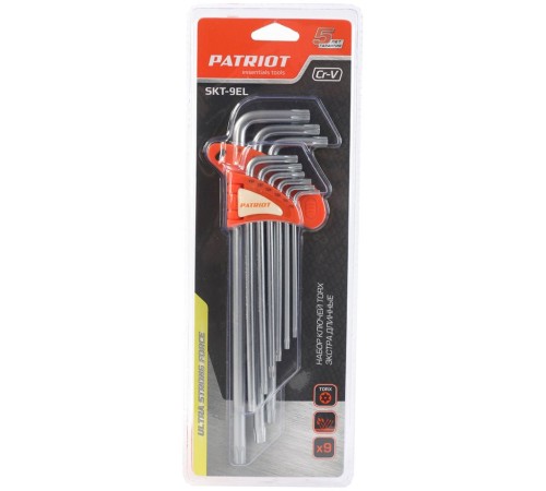 Набор ключей Patriot SKТ-9EL Torx 9 предметов Набор ключей Patriot SKТ-9EL Torx 9 предметов
