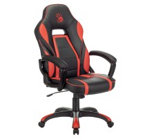 Кресло игровое A4Tech Bloody GC-350 черный/красный эко.кожа крестовина