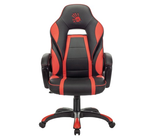 Кресло игровое A4Tech Bloody GC-350 черный/красный эко.кожа крестовина