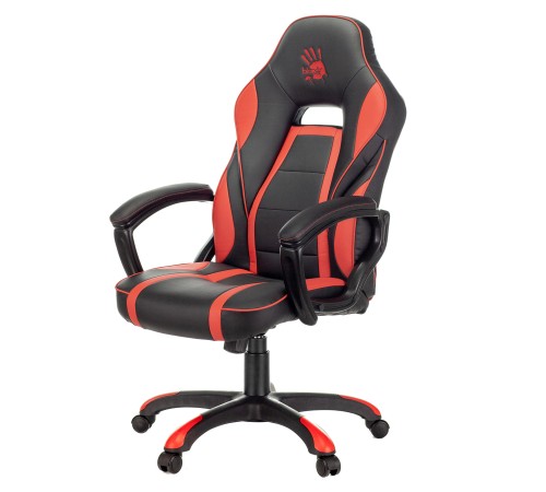Кресло игровое A4Tech Bloody GC-350 черный/красный эко.кожа крестовина