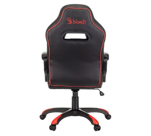 Кресло игровое A4Tech Bloody GC-350 черный/красный эко.кожа крестовина