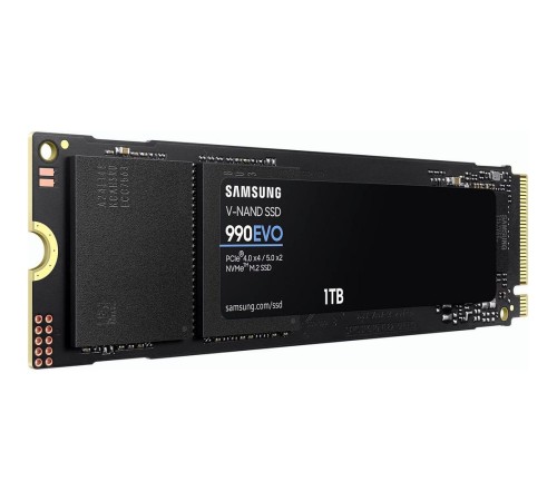 Твердотельные диски SSD M.2 (PCI-E NVMe 2.0 Gen 4.0 x4) 1Tb Samsung 990 EVO 1year (MZ-V9E1T0BW) Твердотельные диски SSD M.2 (PCI-E NVMe 2.0 Gen 4.0 x4) 1Tb Samsung 990 EVO 1year (MZ-V9E1T0BW)