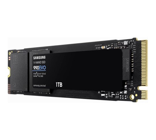 Твердотельные диски SSD M.2 (PCI-E NVMe 2.0 Gen 4.0 x4) 1Tb Samsung 990 EVO 1year (MZ-V9E1T0BW) Твердотельные диски SSD M.2 (PCI-E NVMe 2.0 Gen 4.0 x4) 1Tb Samsung 990 EVO 1year (MZ-V9E1T0BW)