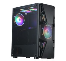 Корпус Formula CL-3303B RGB черный без БП ATX 6x120mm 2xUSB2.0 1xUSB3.0 audio bott PSU