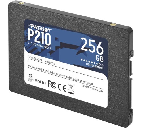 Накопитель SSD Patriot SATA III 256Gb P210S256G25 P210 2.5"