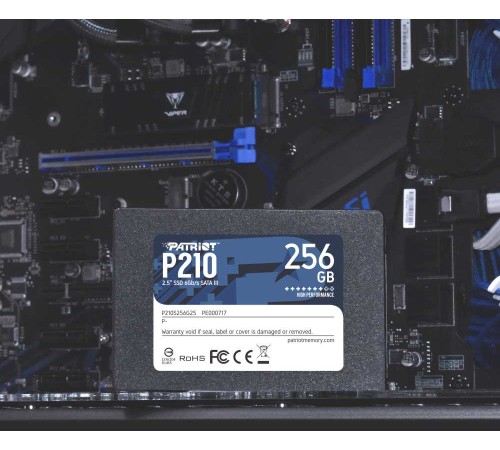 Накопитель SSD Patriot SATA III 256Gb P210S256G25 P210 2.5"