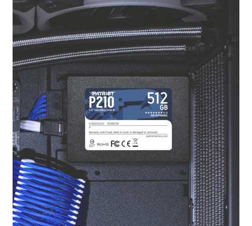 Накопитель 2.5" SSD Patriot P210 P210S512G25 512Gb, SATA III