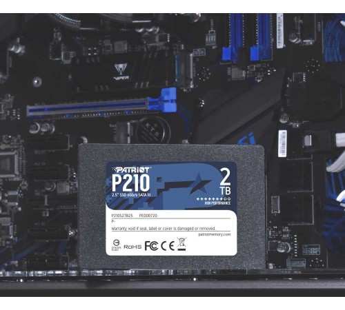 Накопитель SSD Patriot SATA III 2Tb P210S2TB25 P210 2.5"