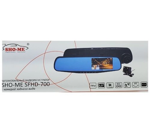 Видеорегистратор Sho-Me SFHD-700 черный 3Mpix 720x1280 720p 120гр. GP2247 Видеорегистратор Sho-Me SFHD-700 черный 3Mpix 720x1280 720p 120гр. GP2247