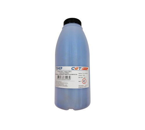 Тонер Cet CE08-C/CE08-D CET111040360 голубой бутылка 360гр. (в компл.:девелопер) для принтера Xerox AltaLink C8045/8030/8035; WorkCentre 7830