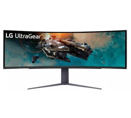 Монитор 49" LG UltraGear 49GR85DC-B VA 5120x1440, 240 Гц, 1 мс, 32:9, 450 кд/м2, 2xHDMI, 1xDP, изогнутый, черный
