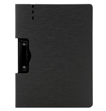 Папка-планшет Deli 64512DK-GREY A4 полипропилен вспененный темно-серый с крышкой