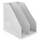 Лоток вертикальный Deli 78999Gray 2отд. складной 168х255х243мм серый пластик