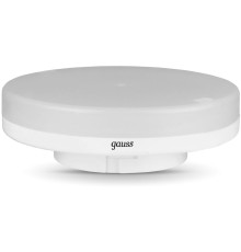Лампа светодиодная Gauss GX53 8Вт цок.:GX53 таблетка 220B 3000K св.свеч.бел.теп. (упак.:1шт) (108408108-D)