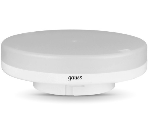 Лампа светодиодная Gauss GX53 8Вт цок.:GX53 таблетка 220B 3000K св.свеч.бел.теп. (упак.:1шт) (108408108-D)