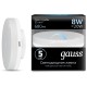Лампа светодиодная Gauss GX53 8Вт цок.:GX53 таблетка 220B 4100K св.свеч.бел.нейт. (упак.:1шт) (108408208-D)