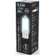 Лампа светодиодная Gauss G4 3.5Вт цок.:G4 капсул. 220B 4100K св.свеч.бел.нейт. (упак.:1шт) (107807203)
