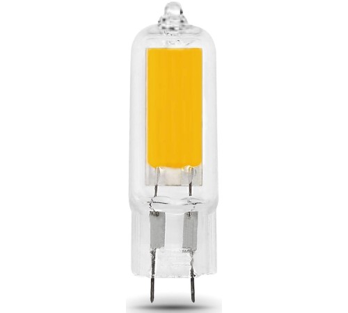 Лампа светодиодная Gauss G4 5.5Вт цок.:G4 капсул. 220B 3000K св.свеч.бел.теп. (упак.:1шт) (107807105)