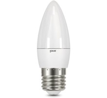 Лампа светодиодная Gauss 9.5Вт цок.:E27 свеча 220B 3000K св.свеч.бел.теп. (упак.:10шт) (103102110)