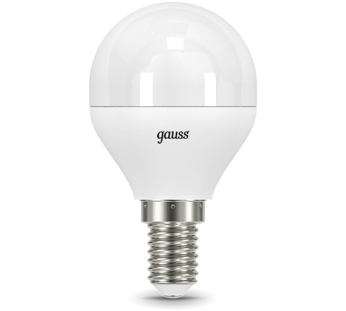 Лампа светодиодная Gauss 9.5Вт цок.:E14 шар 220B 4100K св.свеч.бел.ней. (упак.:10шт) (105101210) Лампа светодиодная Gauss 9.5Вт цок.:E14 шар 220B 4100K св.свеч.бел.ней. (упак.:10шт) (105101210)