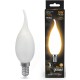 Лампа филам. Gauss Filament 5Вт цок.:E14 свеча 220B 2700K св.свеч.бел.теп. (упак.:1шт) (104201105)