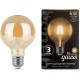 Лампа светодиодная Gauss Filament G95 6Вт цок.:E27 шар 220B 2400K св.свеч.бел.теп. (упак.:1шт) (105802006)