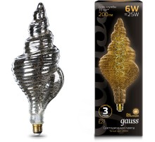 Лампа филам. Gauss Filament Vintage 6Вт цок.:E27 спираль 220B 2400K св.свеч.бел.теп. (упак.:1шт) (166802008)