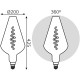 Лампа филам. Gauss Filament Vase 8.5Вт цок.:E27 свеча 220B 1800K св.свеч.бел.теп. (упак.:1шт) (180802005)