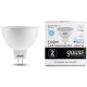 Лампа светодиодная Gauss Elementary MR16 7Вт цок.:GU5.3 спот 220B 6500K св.свеч.бел.хол. MR16 (упак.:10шт) (13537)