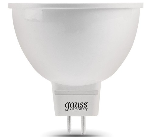 Лампа светодиодная Gauss Elementary MR16 9Вт цок.:GU5.3 спот 220B 4100K св.свеч.бел.ней. MR16 (упак.:10шт) (13529)