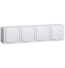 Iek ERMP42-K01-16-54-EC РСб24-3-ГПБб роз 4м с з/к о/у  IP54 (белый) ГЕРМЕС PLUS