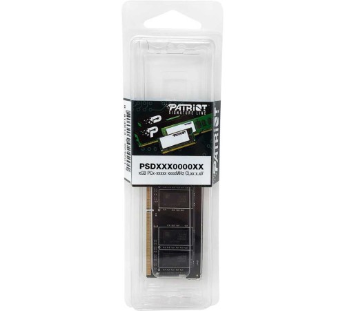 Память DDR4 16Gb 2400MHz Patriot PSD416G240081S RTL PC4-19200 CL17 SO-DIMM 260-pin 1.2В