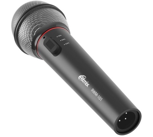 RITMIX RWM-101 black { 85 дБ, максимальная девиация: ± 30 КГц, переключатель вкл./выкл., 3 pin XLR - Jack 6.3 mm, 3 м, питание микрофона: 1,5 В (постоянный ток DC, батарейки АА)} RITMIX RWM-101 black { 85 дБ, максимальная девиация: ± 30 КГц, переключатель вкл./выкл., 3 pin XLR - Jack 6.3 mm, 3 м, питание микрофона: 1,5 В (постоянный ток DC, батарейки АА)}