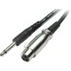 RITMIX RWM-101 black { 85 дБ, максимальная девиация: ± 30 КГц, переключатель вкл./выкл., 3 pin XLR - Jack 6.3 mm, 3 м, питание микрофона: 1,5 В (постоянный ток DC, батарейки АА)}