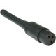 RITMIX RWM-101 black { 85 дБ, максимальная девиация: ± 30 КГц, переключатель вкл./выкл., 3 pin XLR - Jack 6.3 mm, 3 м, питание микрофона: 1,5 В (постоянный ток DC, батарейки АА)}