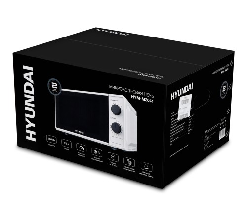 Микроволновая Печь Hyundai HYM-M2041 20л. 700Вт белый Микроволновая Печь Hyundai HYM-M2041 20л. 700Вт белый