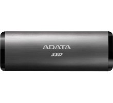 Накопитель SSD A-Data USB-C 512Gb ASE760-512GU32G2-CTI SE760 1.8" серый