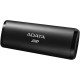 Накопитель SSD A-Data USB-C 256Gb ASE760-256GU32G2-CBK SE760 1.8" черный