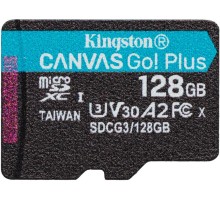 Флеш карта microSDXC 128Gb Class10 Kingston SDCG3/128GBSP Canvas Go! Plus w/o adapter