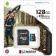 Флеш карта microSDXC 128Gb Class10 Kingston SDCG3/128GB Canvas Go! Plus + adapter