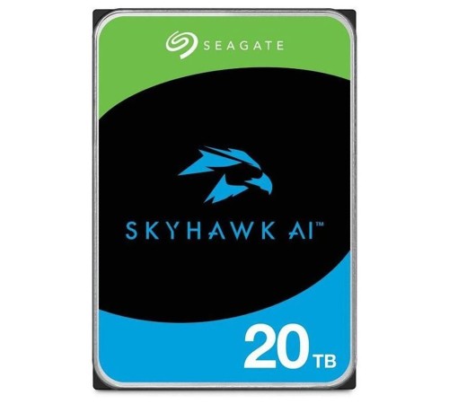 Жесткий диск Seagate ST20000VE002 SkyHawk AI 20TB, 3.5", 7200rpm, SATA3, 256MB, для видеоданных Жесткий диск Seagate ST20000VE002 SkyHawk AI 20TB, 3.5", 7200rpm, SATA3, 256MB, для видеоданных