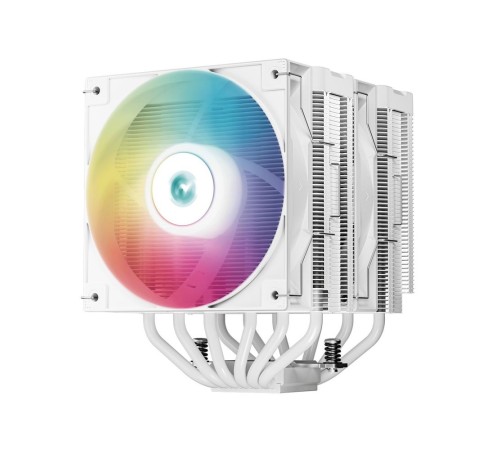 Вентилятор для процессора Deepcool AG620 DIGITAL WH ARGB white Socket 115X/1700/1200/AM4/AM5, 120mm, 1950rpm, 29,4 дБ, 260W, PWM 4-pin, Al+Cu (R-AG620 Вентилятор для процессора Deepcool AG620 DIGITAL WH ARGB white Socket 115X/1700/1200/AM4/AM5, 120mm, 1950rpm, 29,4 дБ, 260W, PWM 4-pin, Al+Cu (R-AG620