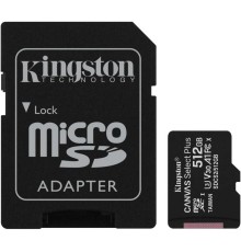 Флеш карта microSDXC 512Gb Kingston SDCS2/512GB Canvas Select Plus + adapter